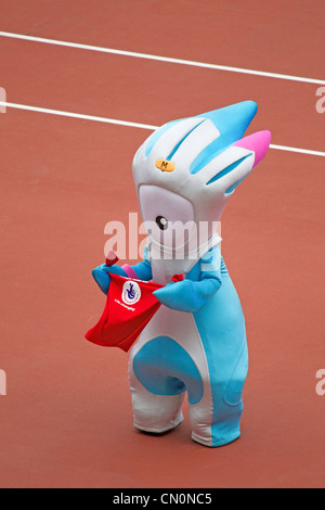 Jeux Olympiques de Londres 2012 Mascot Mandeville Banque D'Images