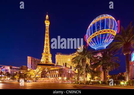 Paris, Las Vegas Paradise Banque D'Images