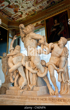 L'Europe, Italie, Florence, intérieur de Galleria degli Uffizi Banque D'Images