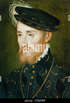 François de Lorraine 1519 - 1563 duc de Guise par François Clouet France French Banque D'Images