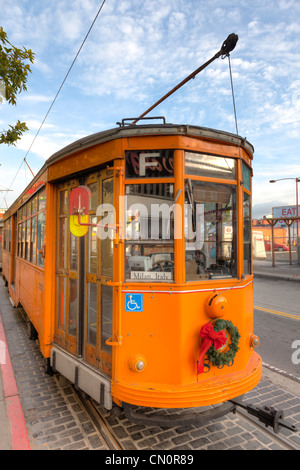 Tramway historique de San Francisco USA Banque D'Images