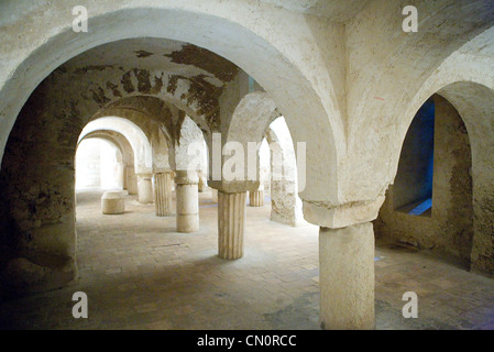 Italie Abruzzes, province de L'Aquila San Valentino in Abruzzo Citeriore, la basilique de S.Clemente Crypt Banque D'Images