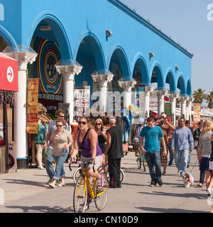 Promenade de Venice Beach, Los Angeles Banque D'Images