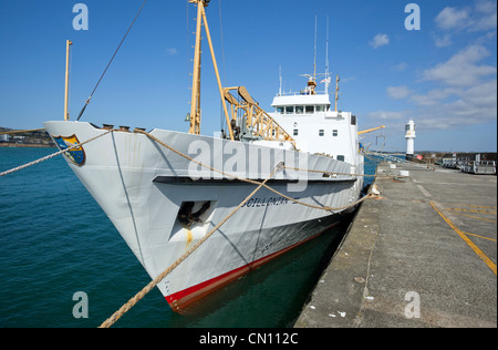 Scillonian III, les îles Scilly, en ferry du port de Penzance, Cornwall, UK. Banque D'Images