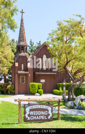Petite Église de chapelle de mariage de l'Ouest, Las Vegas Banque D'Images
