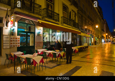 Rua dos Correeiros rue piétonne, quartier de Baixa Lisbonne Portugal Europe Banque D'Images