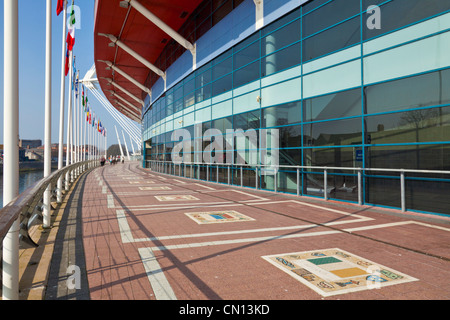 Principauté stade ou BT Millennium Stadium un sportif et salle de concert dans le centre-ville de Cardiff South Glamorgan South Wales UK GB EU Europe Banque D'Images