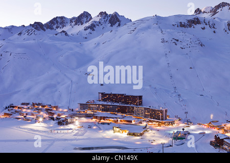 France, Savoie, Tignes, Tignes le Lac, Massif de la Vanoise, Tarentaise Banque D'Images