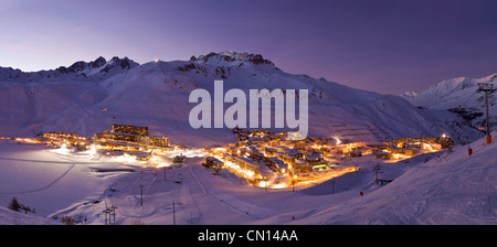 France, Savoie, Tignes, Tignes le Lac, Massif de la Vanoise, Tarentaise Banque D'Images