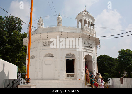 Thara Sahib à l'intérieur du temple d'Or, l'endroit où guru Tegh Bahadur reposé depuis qu'il s'est vu refuser l'entrée en Harmandir Sahib Banque D'Images