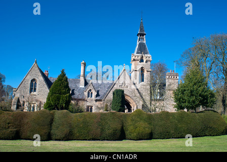 L'élaborer Gate House, à Newstead Abbey, Nottinghamshire, Angleterre Banque D'Images