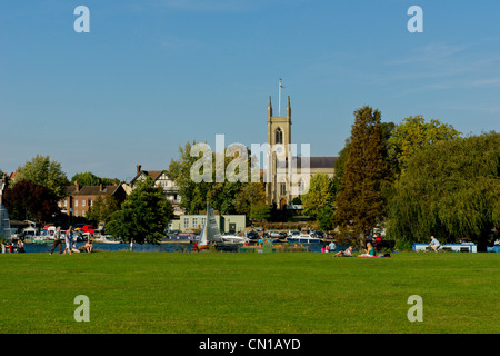 Royaume-uni, Angleterre, Surrey, l'établissement Hampton church de Hurst Park Banque D'Images