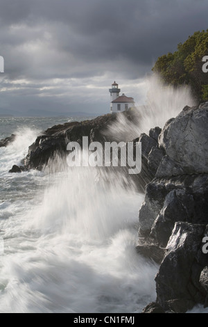Light House et Rocky Shore 2 Banque D'Images