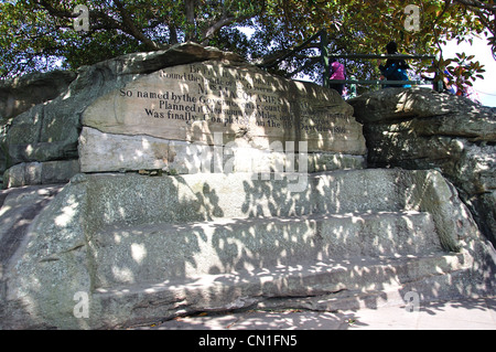 MacQuarie's Chair, Mrs MacQuaries Point, le domaine, Sydney, New South Wales, Australia Banque D'Images