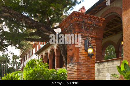 Flagler College, un jalon historique construit en 1887 par Henry M. Flagler, Saint Augustine, Floride, USA Banque D'Images