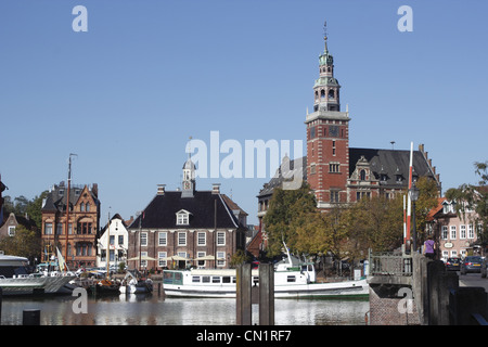 Allemagne Leer mairie ancienne Balance Habour Banque D'Images