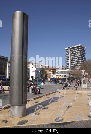 Grandes Fontaines Quay Bristol city centre Banque D'Images