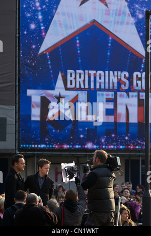 Britains Got Talent dépôt commence à Londres Banque D'Images