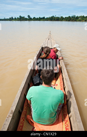 Le Cambodge, la province de Ratanakiri, près de Banlung (Ban Lung), San Banque D'Images