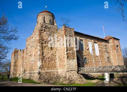 Château de Colchester, Essex, Angleterre Banque D'Images