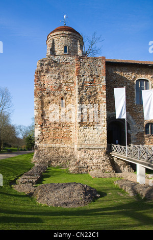 Château de Colchester, Essex, Angleterre Banque D'Images