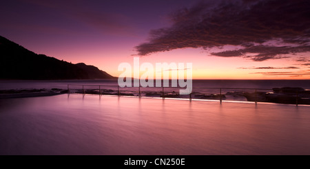 Les bains Coalcliff, NSW. Banque D'Images