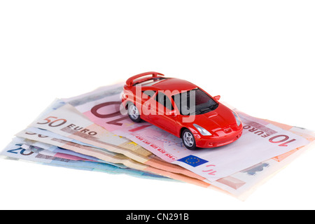 Les billets d'euros Banque D'Images