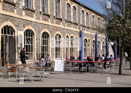 Firehouse Rôtisserie restaurant américain Anchor Square Bristol Banque D'Images