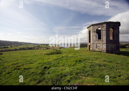 Vestiges de Château Semple, Temple ou Tour de chasse, construit dans les années 1700 entre Howwood Renfrewshire Scotland UK et Lochwinnoch Banque D'Images