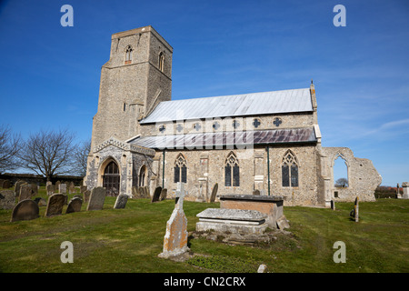 Église de Saint Pierre, Grand Walsingham, Norfolk. Banque D'Images