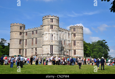 Antiquités Roadshow pendant le tournage au château de Lulworth, Dorset, UK Banque D'Images