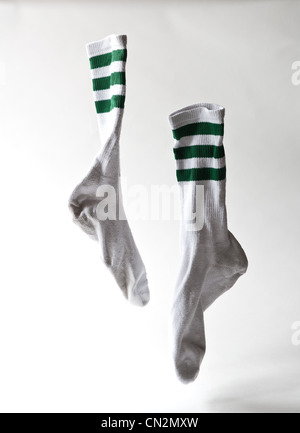 Paire de chaussettes de sport, studio shot Banque D'Images