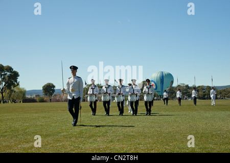 Bande de forces armées à l'Australian Defence Force Academy Banque D'Images