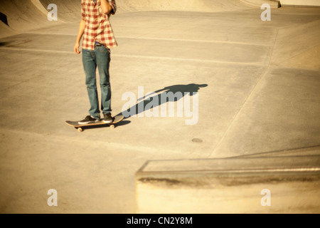 La planche de skate park Banque D'Images