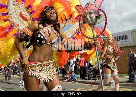 Leeds West Indian Carnival Banque D'Images