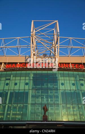 L'Angleterre, dans le Lancashire, Manchester, Salford, stade de football Old Trafford Banque D'Images