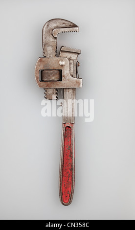 Clé serre-tube Banque D'Images