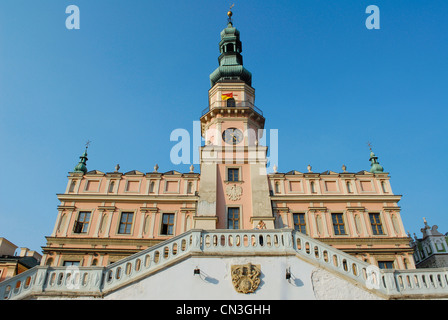 La Pologne, la région de Lublin, Zamosc, ville de la Renaissance classée au Patrimoine Mondial de l'UNESCO, construit entre 1580 et 1600 par l'italien Banque D'Images