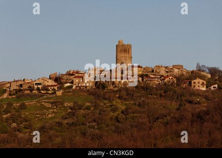 France, Puy de Dome, Montpeyroux, étiqueté Les Plus Beaux Villages de France (Les Plus Beaux Villages de France) Banque D'Images