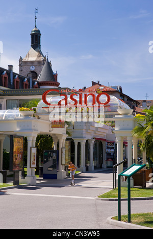 France, Haute Savoie, Chablais, Evian les Bains, le casino Banque D'Images