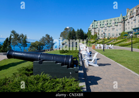 Le Canada, la province du Québec, région Montréal, St Lawrence River Road, La Malbaie Pointe-au-Pic, le Manoir Richelieu, un luxe Banque D'Images