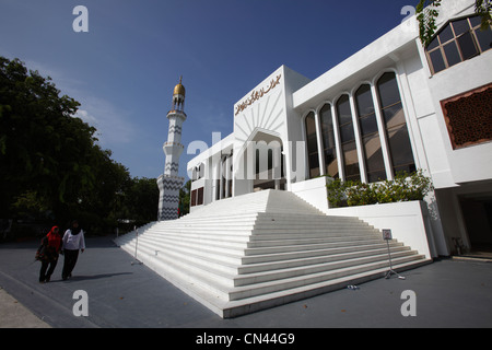 Le Centre Islamique, officiellement appelé Masjid-al-Sultan Muhammad Thakurufaanu Al M. Auzam, homme, Maldives Banque D'Images