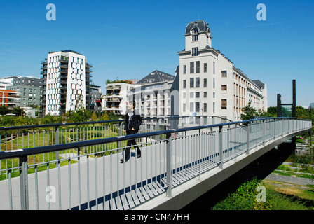 France, Paris, l'ex-usines industrielles dans le 13e arrondissement construit entre 1917 et 1921 par Georges Wybo héberge le principal Banque D'Images