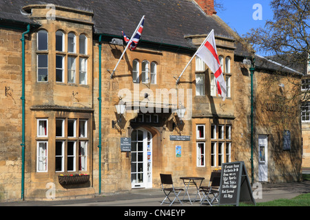 Angleterre Gloucestershire Moreton-in-les-marais Swan Inn Banque D'Images