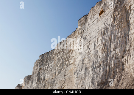 Falaises et ciel bleu Banque D'Images