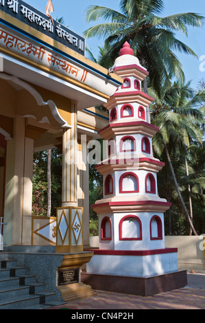 Mahalaxmi temple hindou Goa Inde Colva Banque D'Images