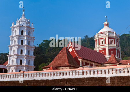 Shanta Durga temple hindou Ponda Goa Inde Banque D'Images