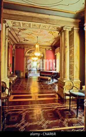 Italie Piémont Province de Novara Arona Villa Ponti Banque D'Images