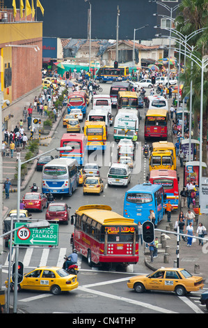 La Colombie, Département d'Antioquia, Medellin, du centre-ville, Quartier Villanueva, Calle 46 Maturin Banque D'Images