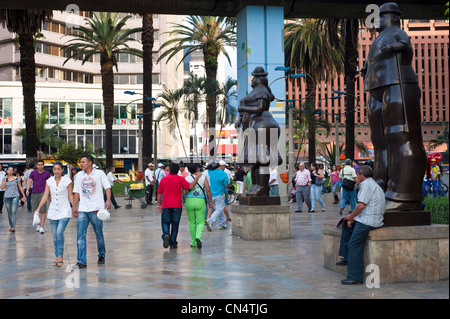 La Colombie, Département d'Antioquia, Medellin, du centre-ville, Quartier Villanueva, Plaza Botero où se dressent d'énormes sculptures de Botero 23 Banque D'Images